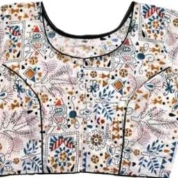 Round Neck Women Blouse-image-89