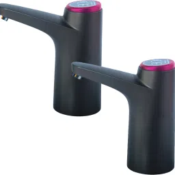 with USB Charging | 20L Can, 1200mAh Battery, Pack of 2, Black Bottled Water Dispenser-50