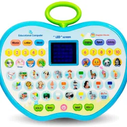 Educational Mini Computer Toy for Kids- Apple Shape LED Display and Fun Music-image-65