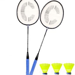 Single Shaft Badminton Racket Pack Of 2 Piece With 3 Piece Plastic Shuttle Badminton Kit-image-55