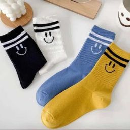 Women Striped Mid-Calf/Crew-image-60