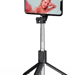 Wanzhow SelfieStick Tripod Detachable Wireless Remote 3 in 1 Function and Mobile Stand Monopod, Tripod, Tripod Bracket, Tripod Kit image 2