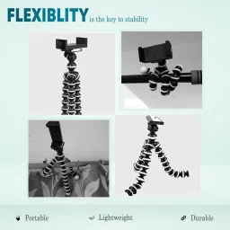 G2L new arrival flexible tripod Camera & Mobile with Clip Holder Bluetooth remote Tripod image 4