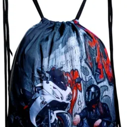 Small 18 L Backpack Graphic Printed Polyester Drawstring Backpack for Casual/ Yoga/ Tution/ Sports-14