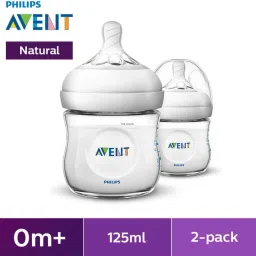 Natural Feeding Bottle Twin Pack 125ml - 125 ml-image-86
