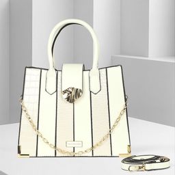 van heusen Women Beige Messenger Bag-picture-3
