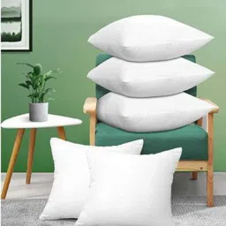 Luxury Cushion Set of 5 Microfibre Solid Bolster Pack of 5-image-7