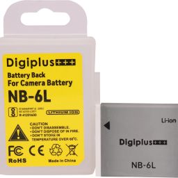 DIGICLIMBER NB-6L Camera Battery (1600 mAh) Voltage 4.2V For Can- Equal to the original Camera Battery Charger-55