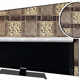 WIN WORLD for 40 inch TV- BROWN BASE WITH CIRCLE DESIGN-40-INCH LED-10