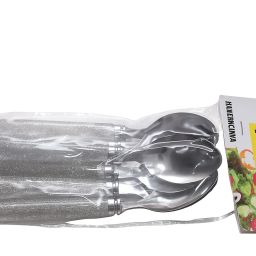 SPARKLE84 Polypropylene Table Spoon, Ice-cream Spoon, Dessert Spoon, Cream Spoon Set-image-54