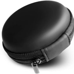Vatsin Leather Zipper Headphone Pouch For Universal-32