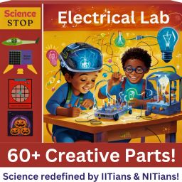 Electrical Lab | Ultimate Electricity Kit | experiments for kids Ages 7-14-83