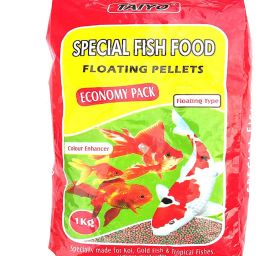 1 kg (1.2mm) Special fish food economic pack Fish 1 kg Dry New Born Fish Food-image-71