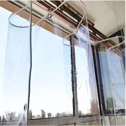 Window Curtains Waterproof Transparent Tent - For Outdoor Balcony Sheet Clear, 500 GSM Rain Sun Dust Protecti-image-71