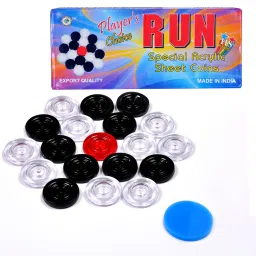 Run Attractive PVC Coins with one Premium Striker Carrom Pawns-image-25