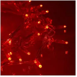 wtc 40 LEDs 11 m Red Steady Bulb Rice Lights image 2