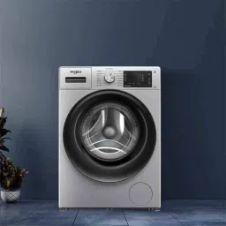whirlpool 8 kg Fully Automatic Front Load with In-built Heater Silver image 5