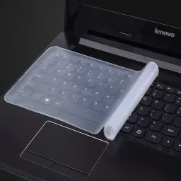 YAJNAS Universal Silicone Transparent Keyboard Protector Skin Cover | Dust Protector for 15.6-inch Laptop, CLear laptop Keyboard Skin-39