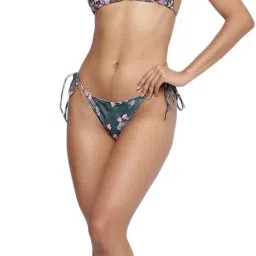 Printed Women Swim Top Multicolor Swimsuit-image-8
