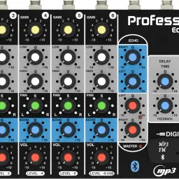 da.beatz. Professional 6 Channel mixer DB-6U Digital Sound Mixer & Audio Interface USB,BT Digital Sound Mixer image 5
