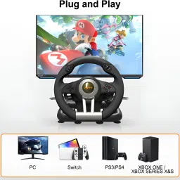 HG WORLD PXN Game Racing Steering Wheel V3 Pro With Pedal For Switch / Xbox Series X | SMotion Controller image 2