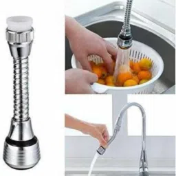cosware Turbo 360 Faucet Sprayer Water Extender Multiple use in Kitchen Tap Extension Faucet Function Diverter image 3