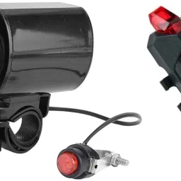 Electronic Horn for Bicycle Bell With Back Red Break Light Bell-picture-21