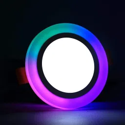 LED Ceiling Panel Light 9 Watt (6+3) Down Light, Dual 3D Color RGB & White, 1 Ceiling Light Ceiling Lamp-20