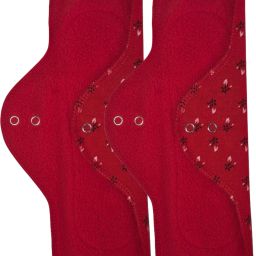 M aroon pads Cloth Period Pads for Heavy Flow Leakproof Overnight Protects Sanitary Pad-image-27