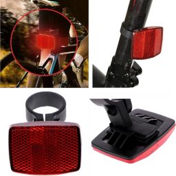 Cycle Red White Reflector with Handle Grip Safety Warning Reflector (Combo) Halogen Front Rear Light Combo-image-2