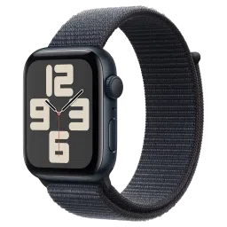 Apple Watch SE GPS with Ink Sport Loop (44mm Retina LTPO OLED Display, Midnight Aluminium Case)-picture-5