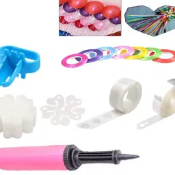Solid Balloon Decorating Garland-Arch Strip Gluedot Flower Clip Pump Ribbon Tying Tool Balloon Bouquet-18
