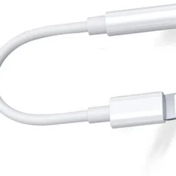 Hespa White Plug & Play AUX Adapter | Lightning to 3.5mm Jack Phone Converter-43