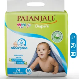 Shishucare Baby Diapers Medium - 74 - M-image-4