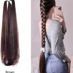 Classic Style Paranda Choti Brown Colour For Women Girls Bridal Hair Extension-image-28