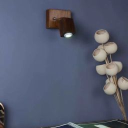 Luzora Brown Iron Wall Light | Inbuilt LED | without Bulb | Eliante by Jainsons Lights-picture-6