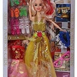 Shine Doll Set (Yellow, Multicolor)-image-47