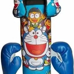 Punching Bag, Boxings Gloves, Protective Headgear Set, 3-9 Years - 18 inch-image-2
