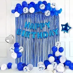 Printed Happy Birthday Decoration kit Combo - 51 Pcs for Birthday Decor-image-19