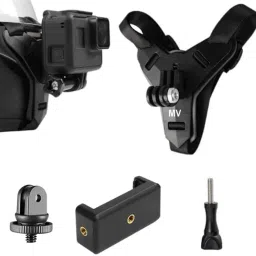 MMPRO Professional Helmet Mount for Action Camera Mount Strap Set with Mobile Holder Strap-41