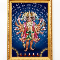 PANCHAMUKHI HANUMAN JI PHOTO Religious Frame-image-64