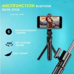 Depket Selfie Stick Tripod with Bluetooth Remote, Tripod Stand Tripod Kit, Monopod, Tripod Clamp, Tripod Bracket image 2