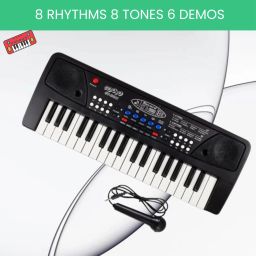 Piano Keyboard, Portable Electronic Toy With Mic, 37 Keys 8 Tones For kidsY120 Piano Keyboard, Portable Electronic Toy With Mic, 37 Keys 8 Tones For kidsY120 Analog Portable Keyboard-image-99
