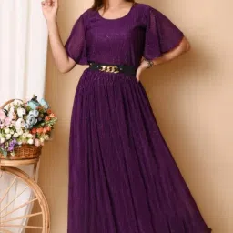 Chanderi Stitched Anarkali Gown-picture-16