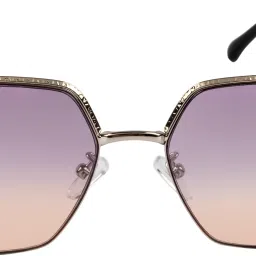 aislin UV Protection, Gradient Butterfly, Retro Square Sunglasses (53) image 2