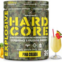 HardCore Pre-Workout For Insane Explosive Energy With Creatine & Caffeinated Punch Sports Drink-image-95
