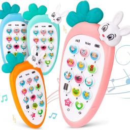 Baby Kids New Rabbit Smart Cordless Mobile Phone Musical Toys for Kids-6