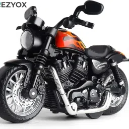 1:12 Harley Motorcycle Pull Back with sound & lights for Kids-35