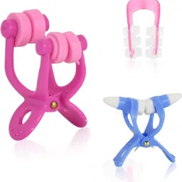 Certified Original 3 in 1- Pack of 3 Pink and Blue Butterfly Nose Up Beauty Clip High Lifting Clipper Correction Shaper For Shaping Tool Nose Shaper-15