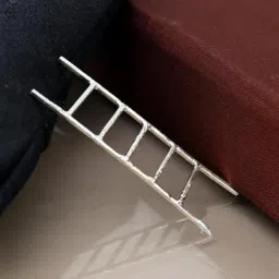 ASTRO-D Silver 0.999 Ladder,Chaandi Ki Seedhi for Pooja, Temple 4 GM Decorative Showpiece - 10 cm-picture-22